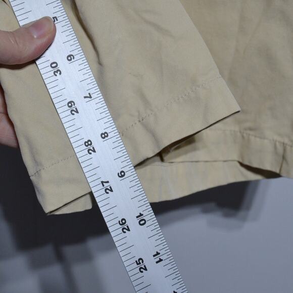 Nat Nast Men's Lux Originals Khaki Silk Cotton Blend Shorts Size 38 - Picture 9 of 11